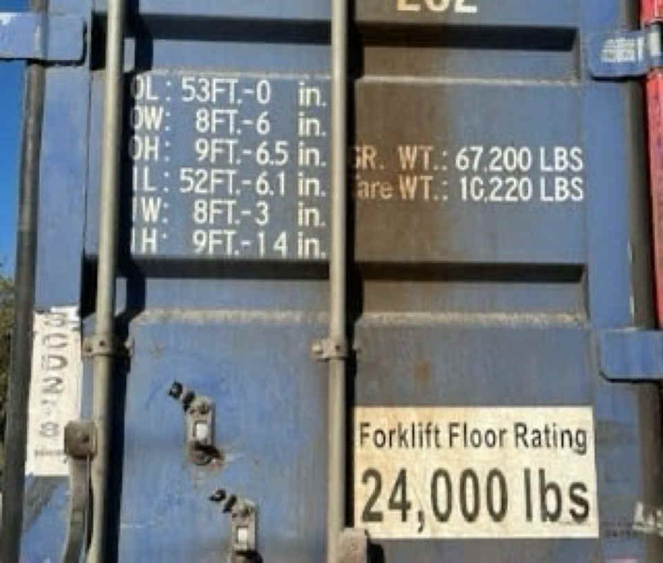 53ft High Cube Cargo Worthy Shipping Containers