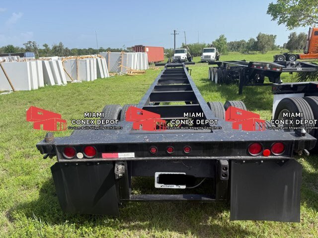 40ft Gooseneck Container Chassis – Road Worthy & Ready to Haul