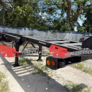 40ft Gooseneck Container Chassis – Road Worthy & Ready to Haul
